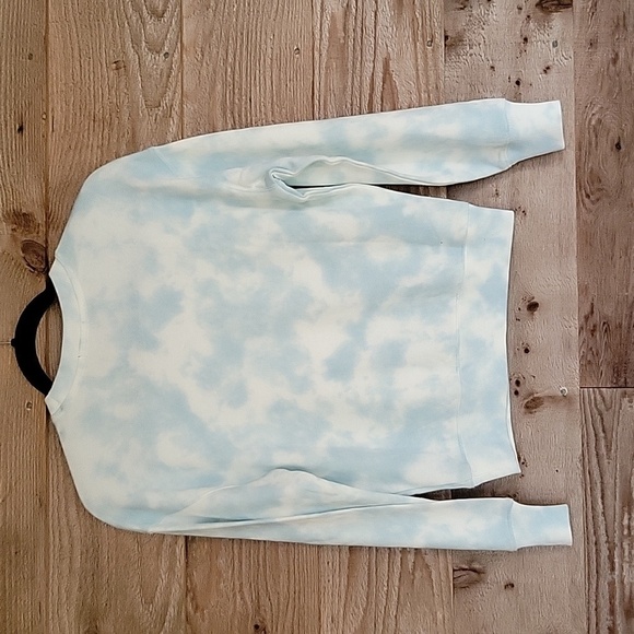 Rails Size XXS Ramona Pull Over Sweatshirt in Light Blue Tie Dye - Picture 6 of 6